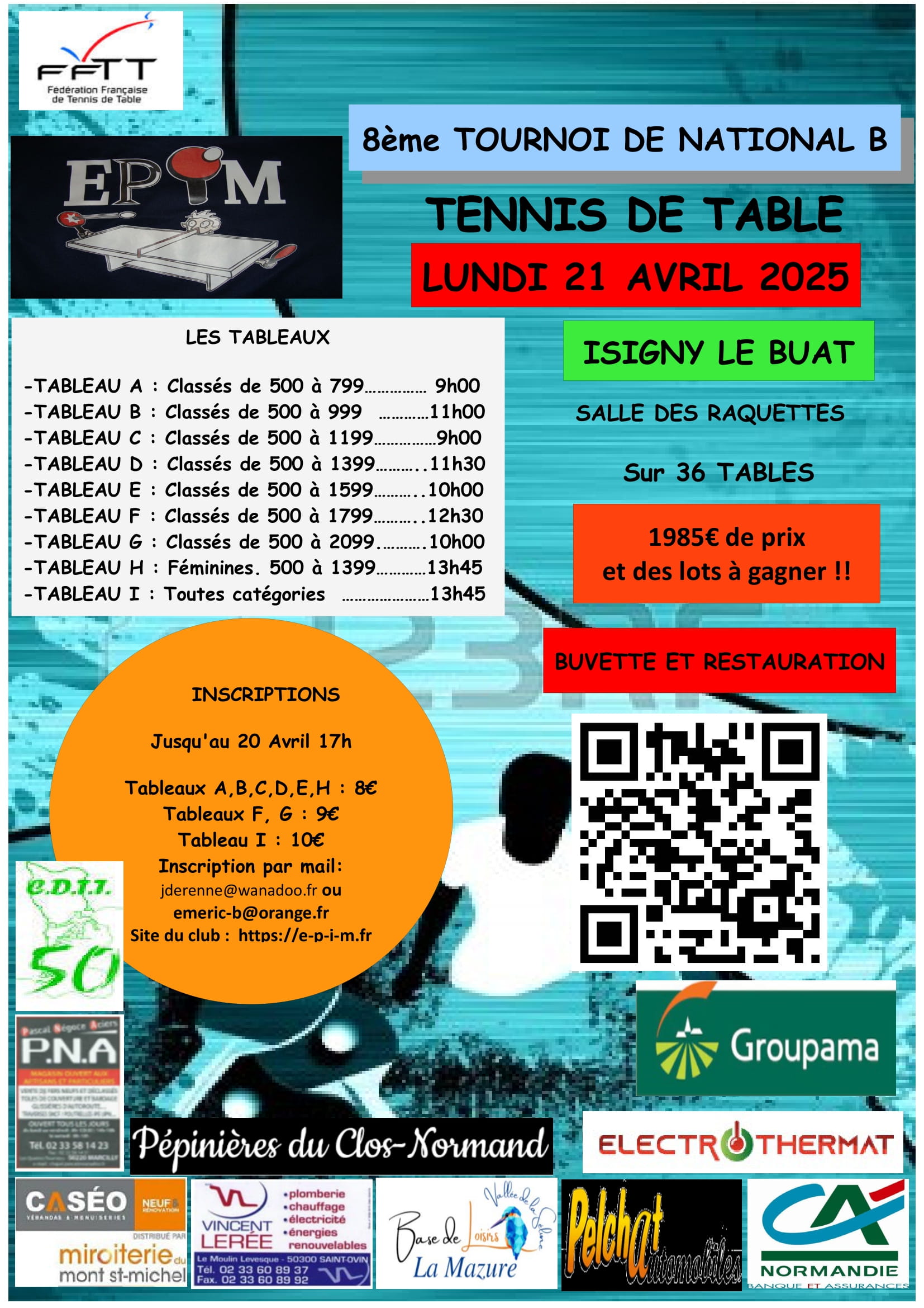 Affiche tournoi 2025 1